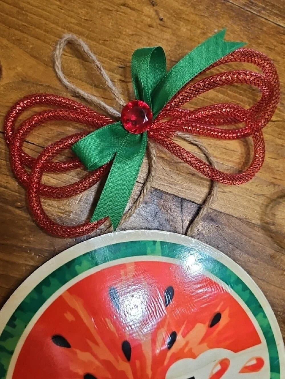 Sweet Summer Watermelon Hanging Party Signs - Green & Red